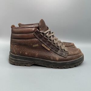 Mephisto Niki Women's 7.5 Brown Leather Hiking Boots Lace Up Ankle Waterproof